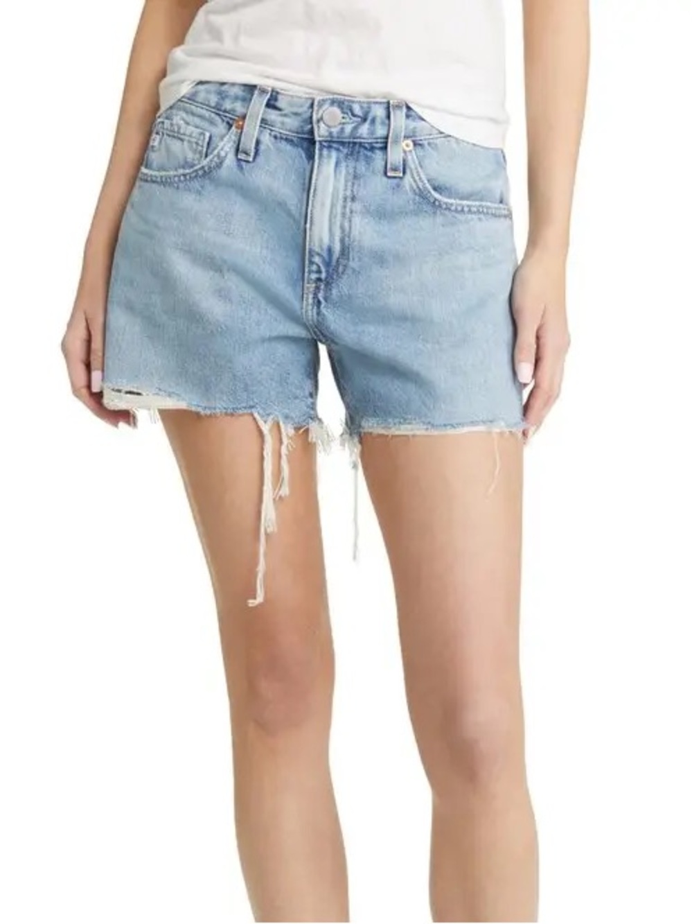 AG Hailey High Waist Cut-Off Denim Shorts Size 32
